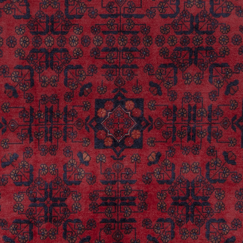 Afghan Rug - Royal - 190 x 151 cm - red