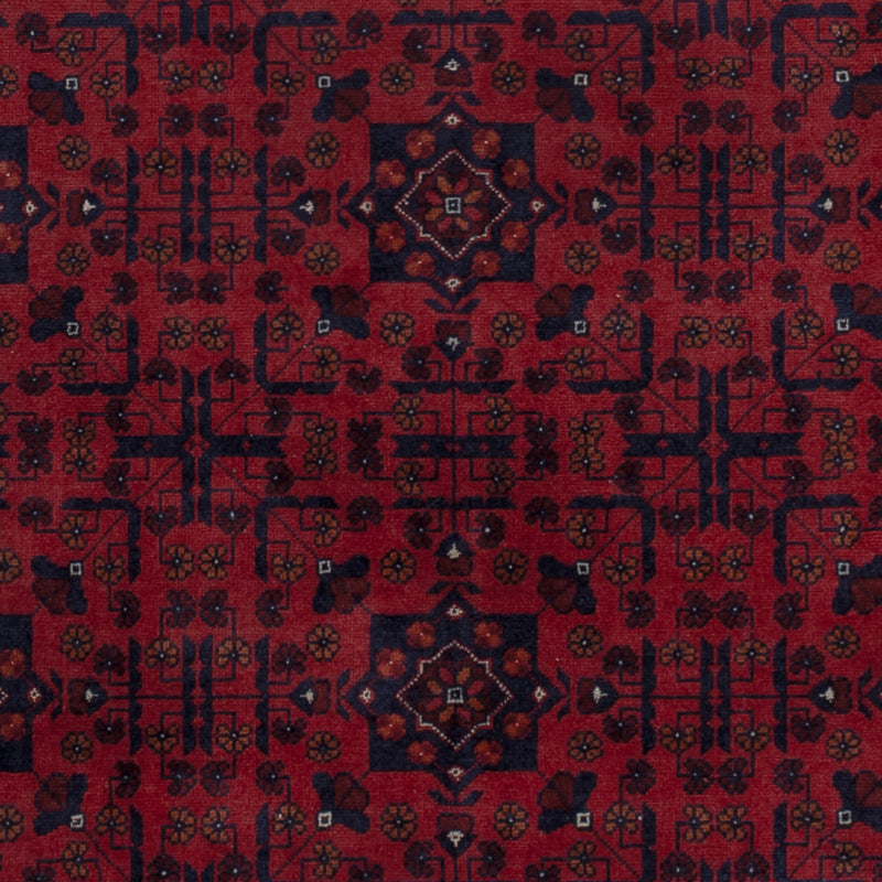 Afghan Rug - Royal - 194 x 150 cm - red