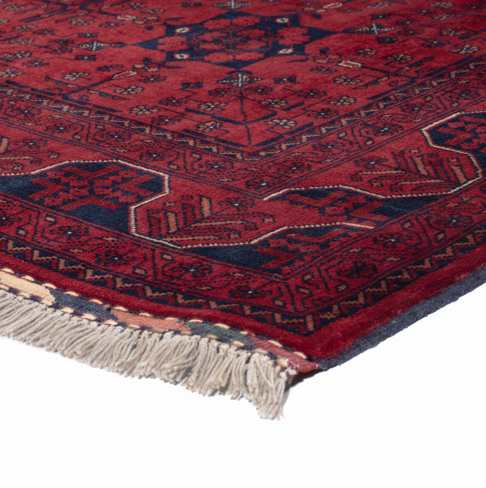 Afghan Rug - Royal - 197 x 151 cm - red