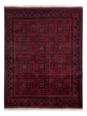 Afghan Rug - Royal - 195 x 151 cm - red