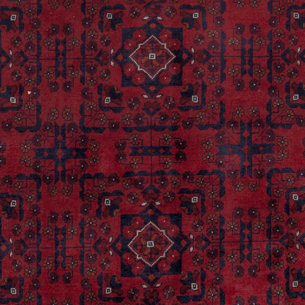 Afghan Rug - Royal - 195 x 151 cm - red