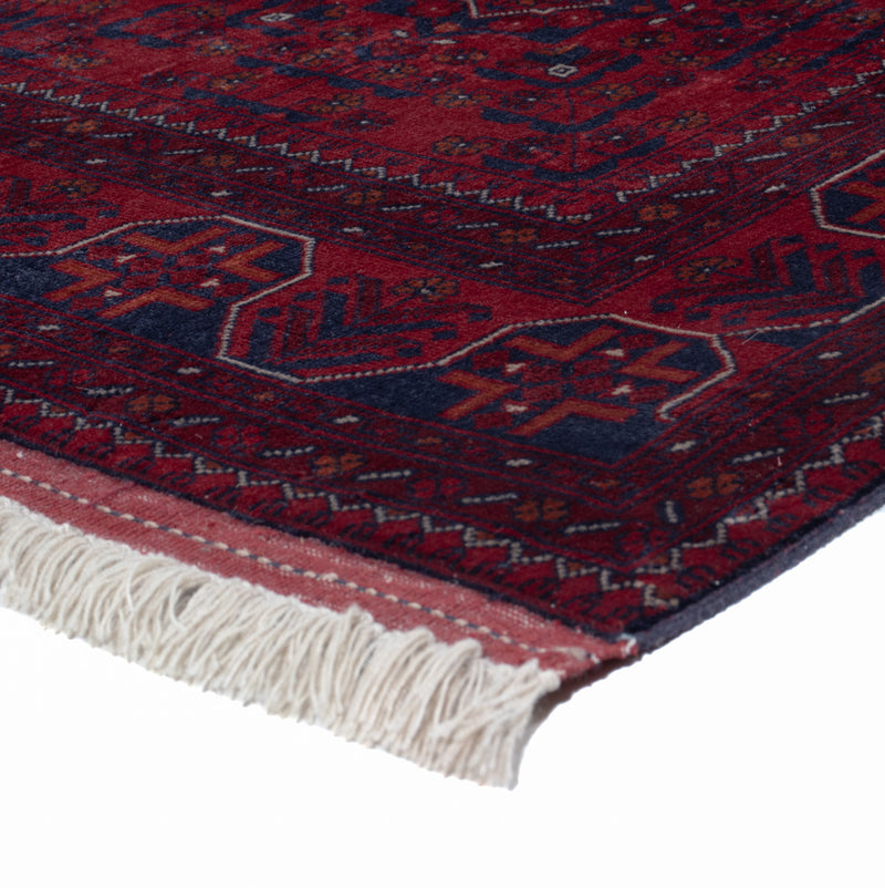 Afghan Rug - Royal - 195 x 151 cm - red