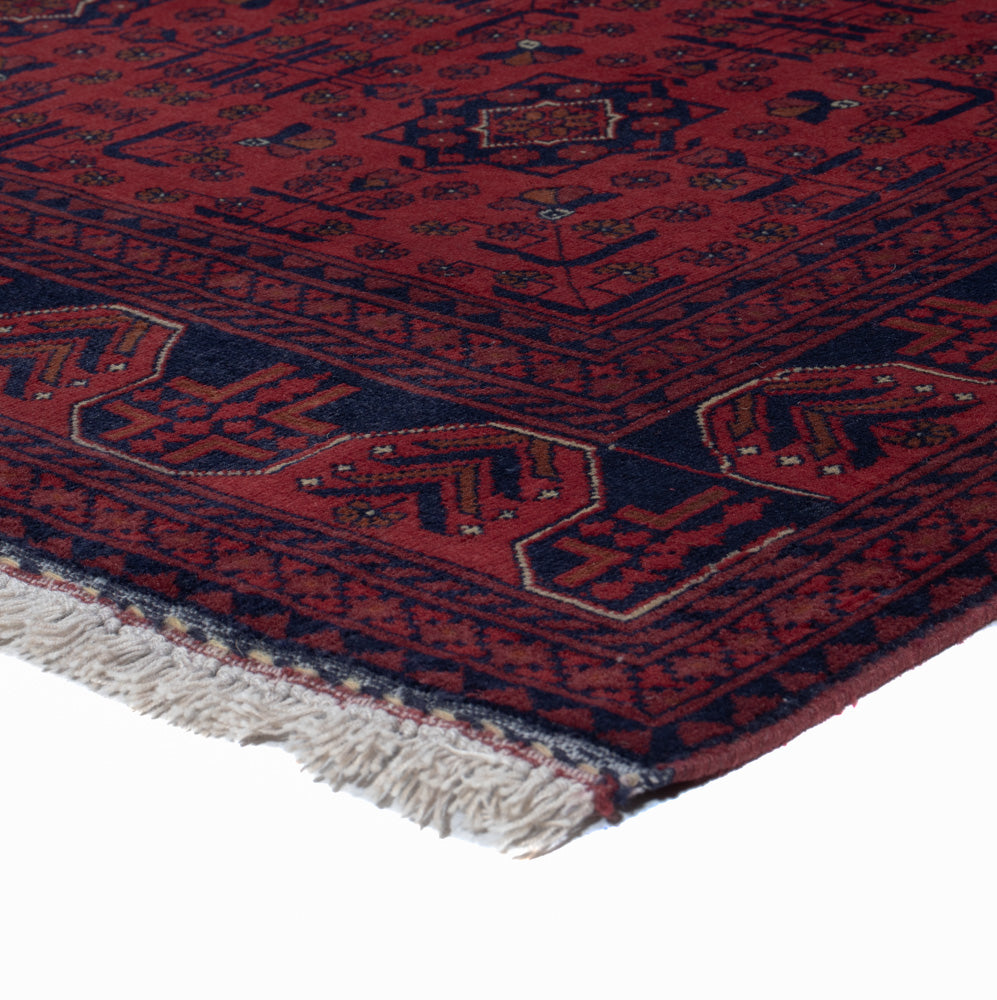 Afghan Rug - Royal - 191 x 151 cm - red