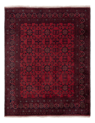 Afghan Rug - Royal - 189 x 149 cm - red