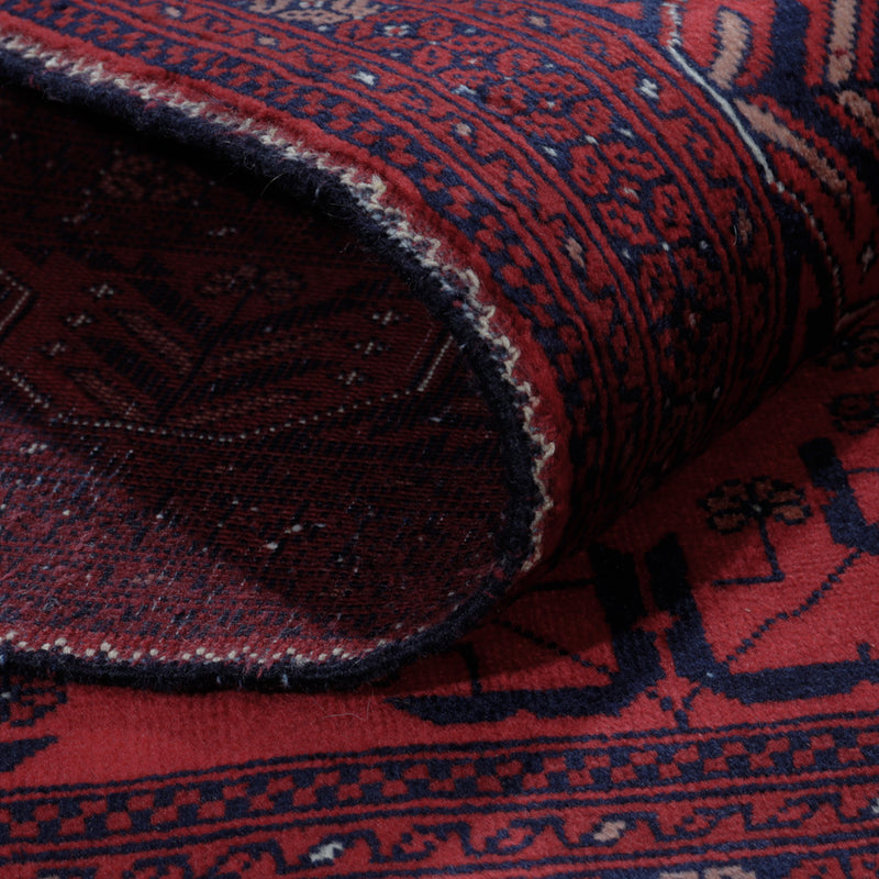 Afghan Rug - Royal - 189 x 149 cm - red