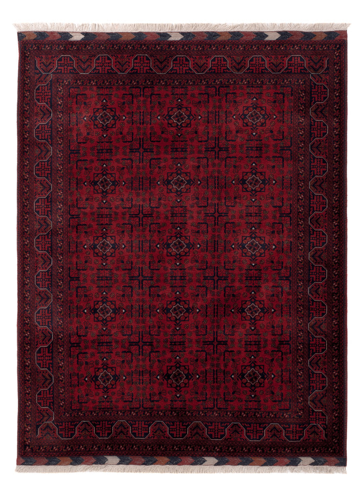 Afghan Rug - Royal - 197 x 149 cm - red