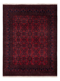Afghan Rug - Royal - 198 x 150 cm - red
