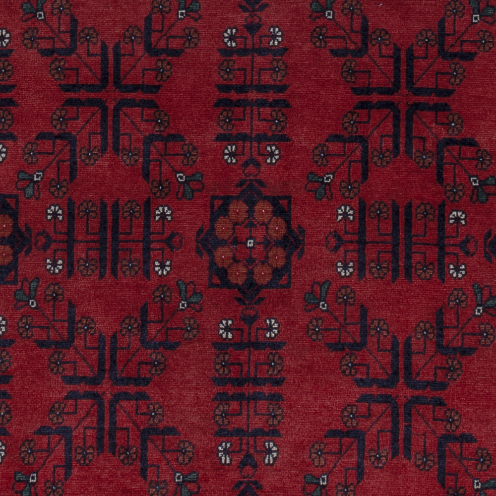 Afghan Rug - Royal - 198 x 150 cm - red