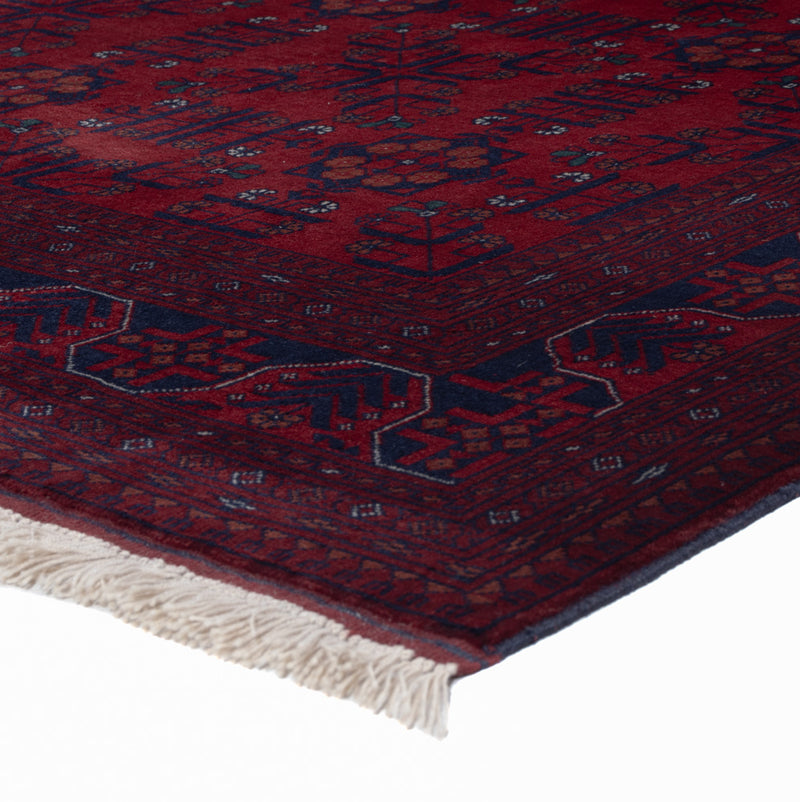 Afghan Rug - Royal - 198 x 150 cm - red