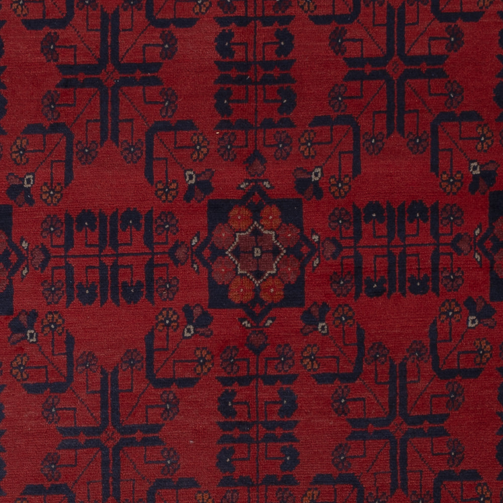 Afghan Rug - Kunduz - 221 x 174 cm - red