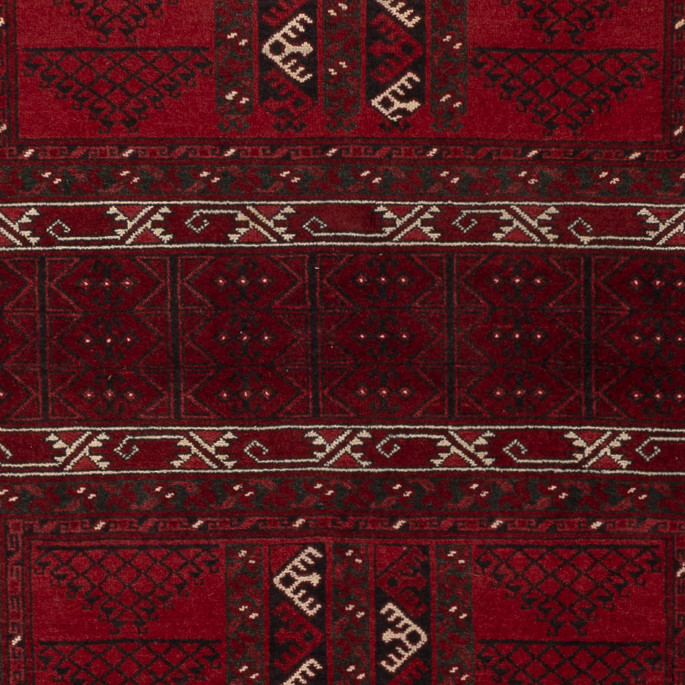Afghan Rug - Kunduz - 222 x 150 cm - red