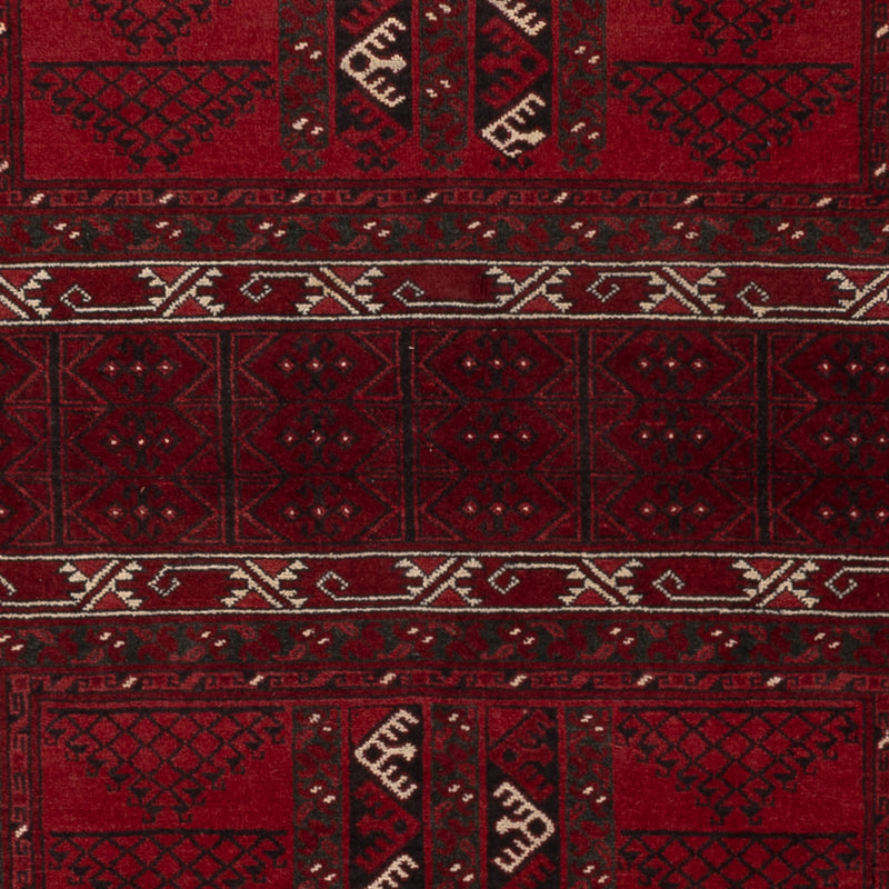 Afghan Rug - Kunduz - 222 x 150 cm - red