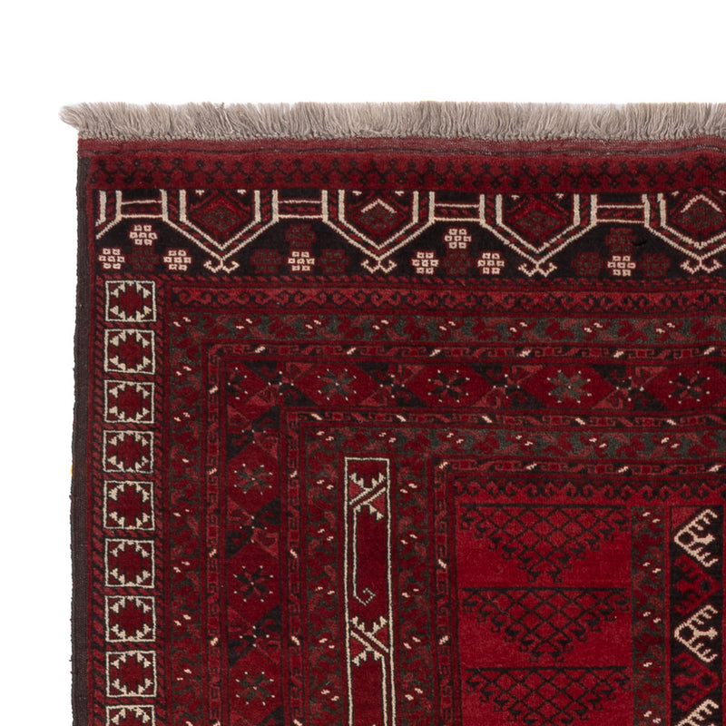 Afghan Rug - Kunduz - 222 x 150 cm - red