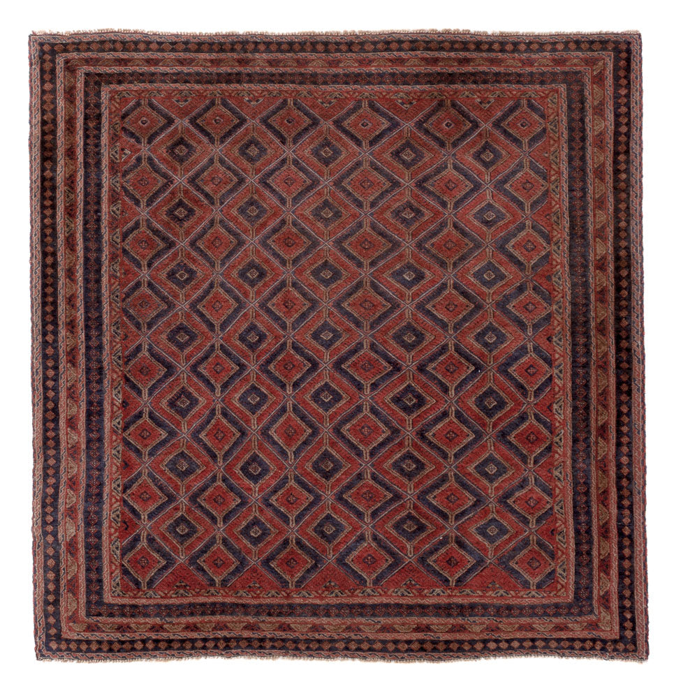 Kelim Rug - Oriental square  - 157 x 150 cm - multicolored