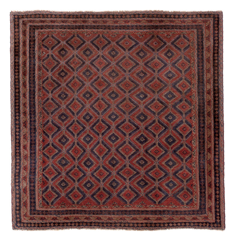 Kelim Rug - Oriental square  - 157 x 150 cm - multicolored