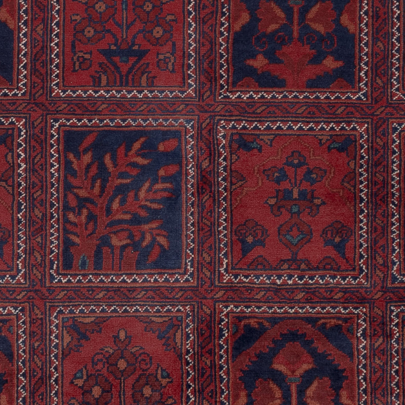 Afghan Rug - Kunduz - 201 x 152 cm - red