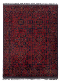 Afghan Rug - Kunduz - 193 x 149 cm - red