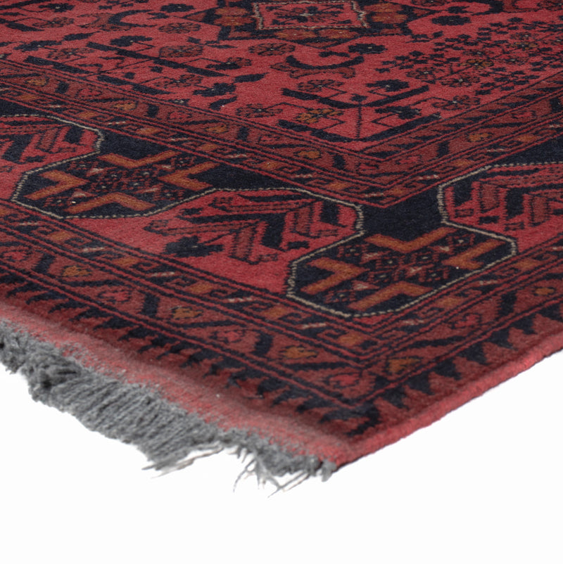 Afghan Rug - Kunduz - 197 x 154 cm - red