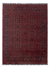 Afghan Rug - Kunduz - 198 x 148 cm - red