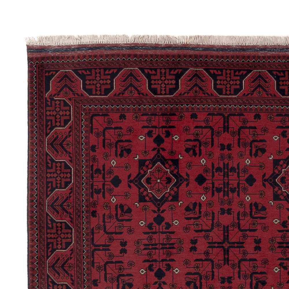Afghan Rug - Royal - 193 x 149 cm - red