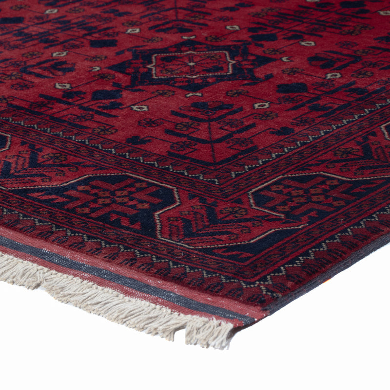 Afghan Rug - Royal - 193 x 149 cm - red