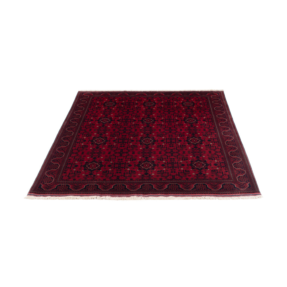 Afghan Rug - Royal - 193 x 149 cm - red