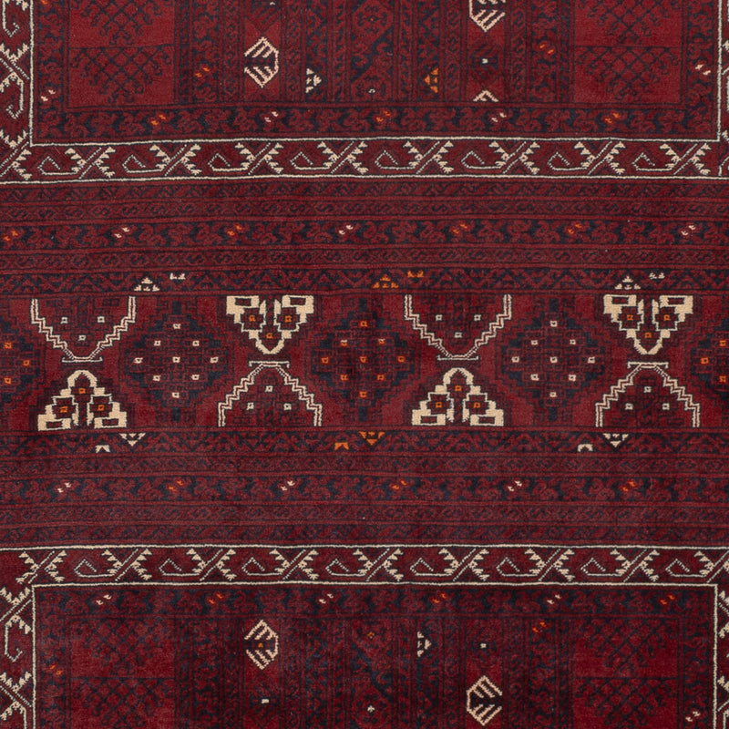 Afghan Rug - 249 x 160 cm - red