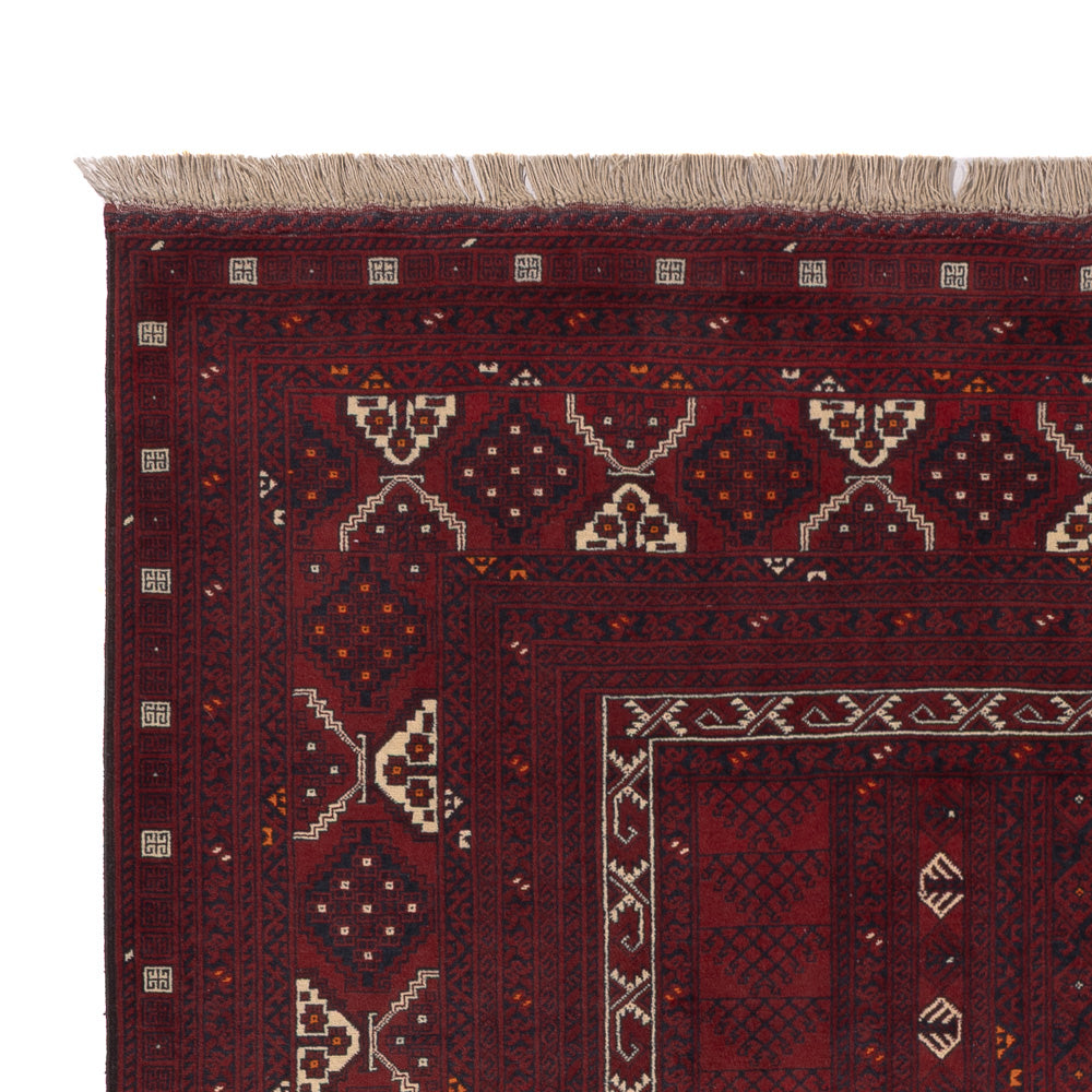 Afghan Rug - 249 x 160 cm - red