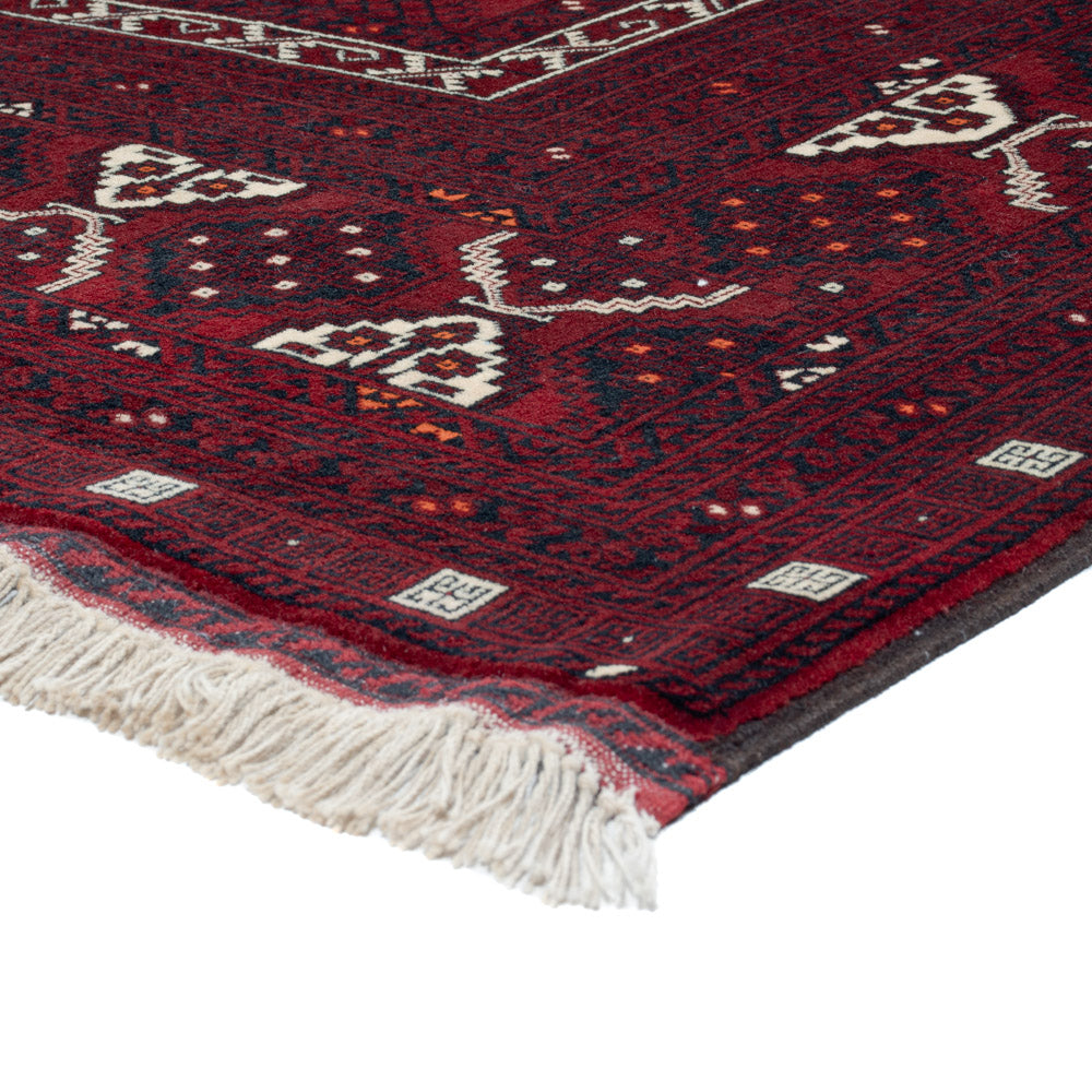 Afghan Rug - 249 x 160 cm - red