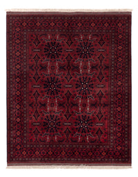 Afghan Rug - Royal - 187 x 150 cm - red