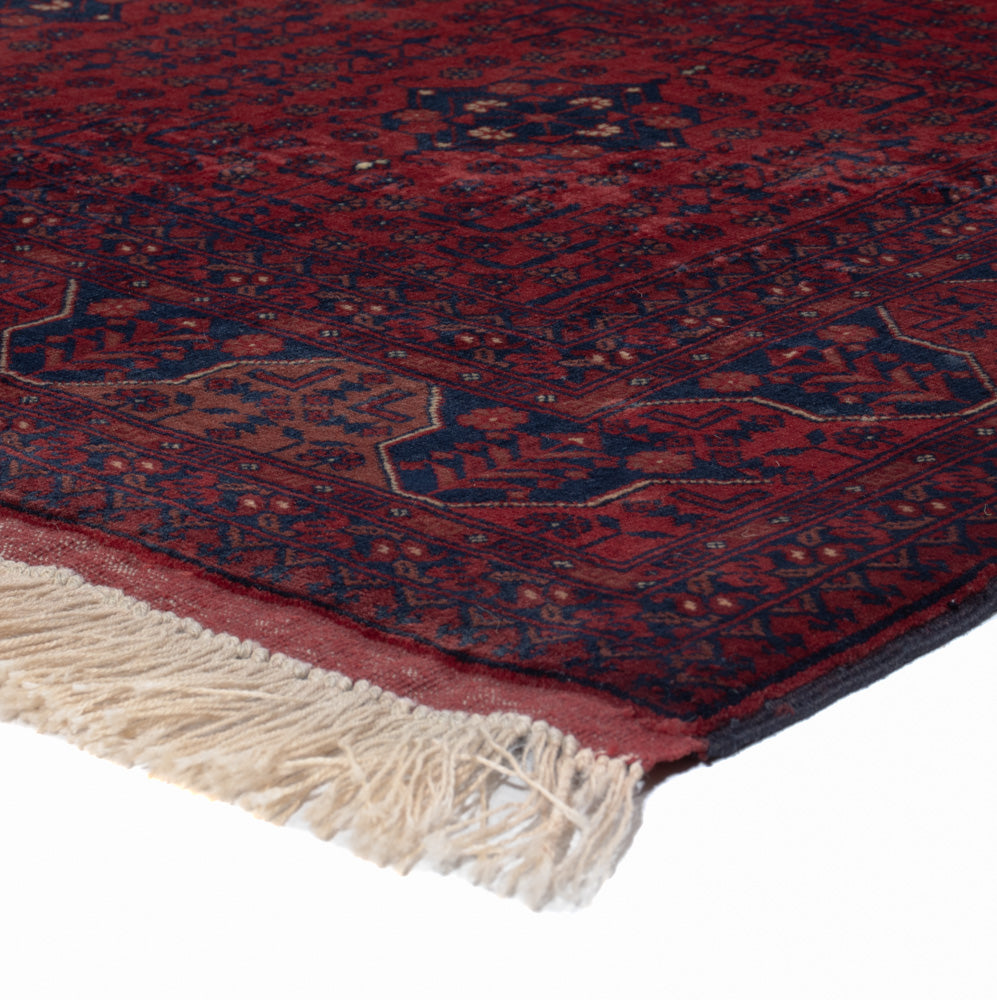 Afghan Rug - Royal - 196 x 151 cm - red