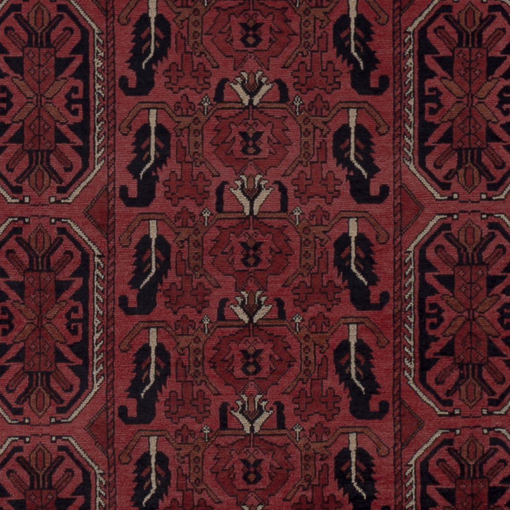 Afghan Rug - Royal - 196 x 149 cm - red