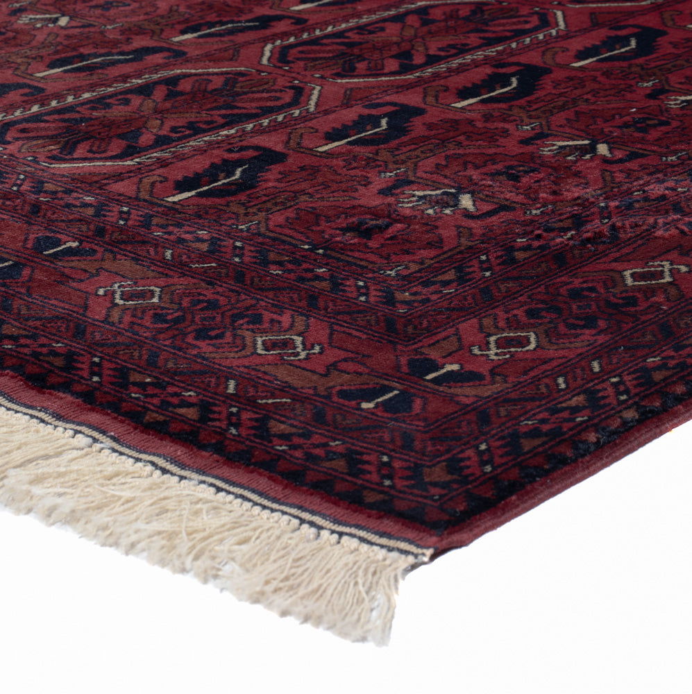 Afghan Rug - Royal - 196 x 149 cm - red