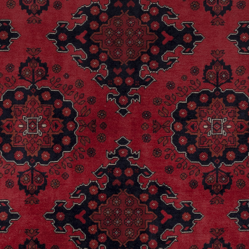Afghan Rug - Royal - 196 x 154 cm - red