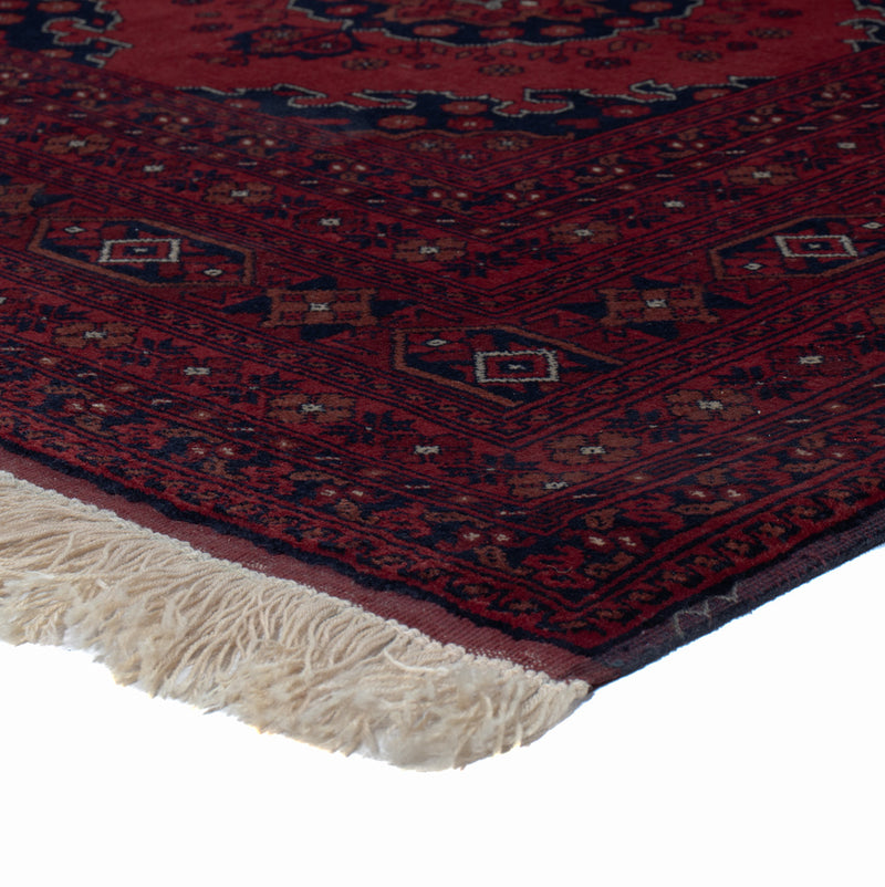 Afghan Rug - Royal - 196 x 154 cm - red