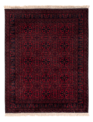 Afghan Rug - Royal - 187 x 146 cm - red