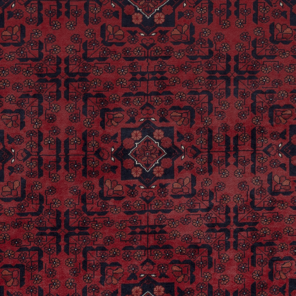 Afghan Rug - Royal - 202 x 151 cm - red