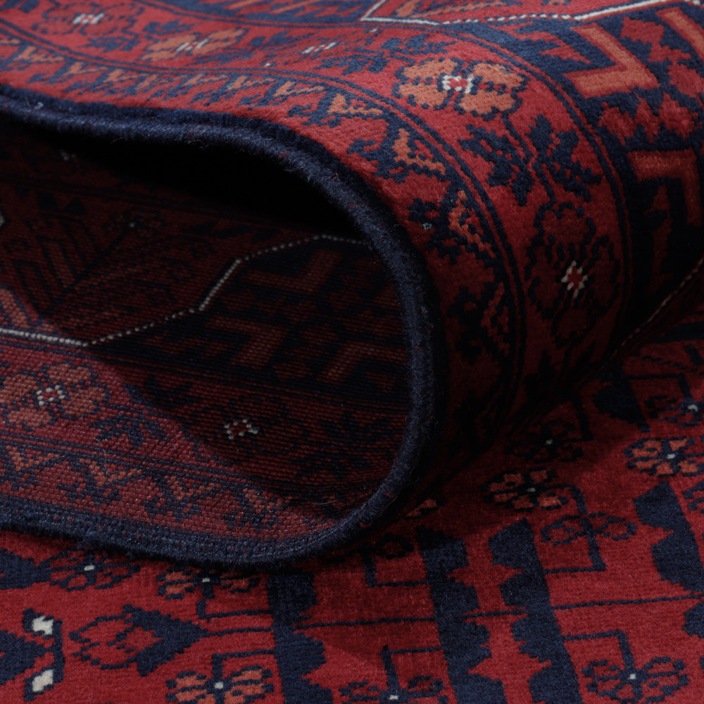 Afghan Rug - Royal - 202 x 151 cm - red