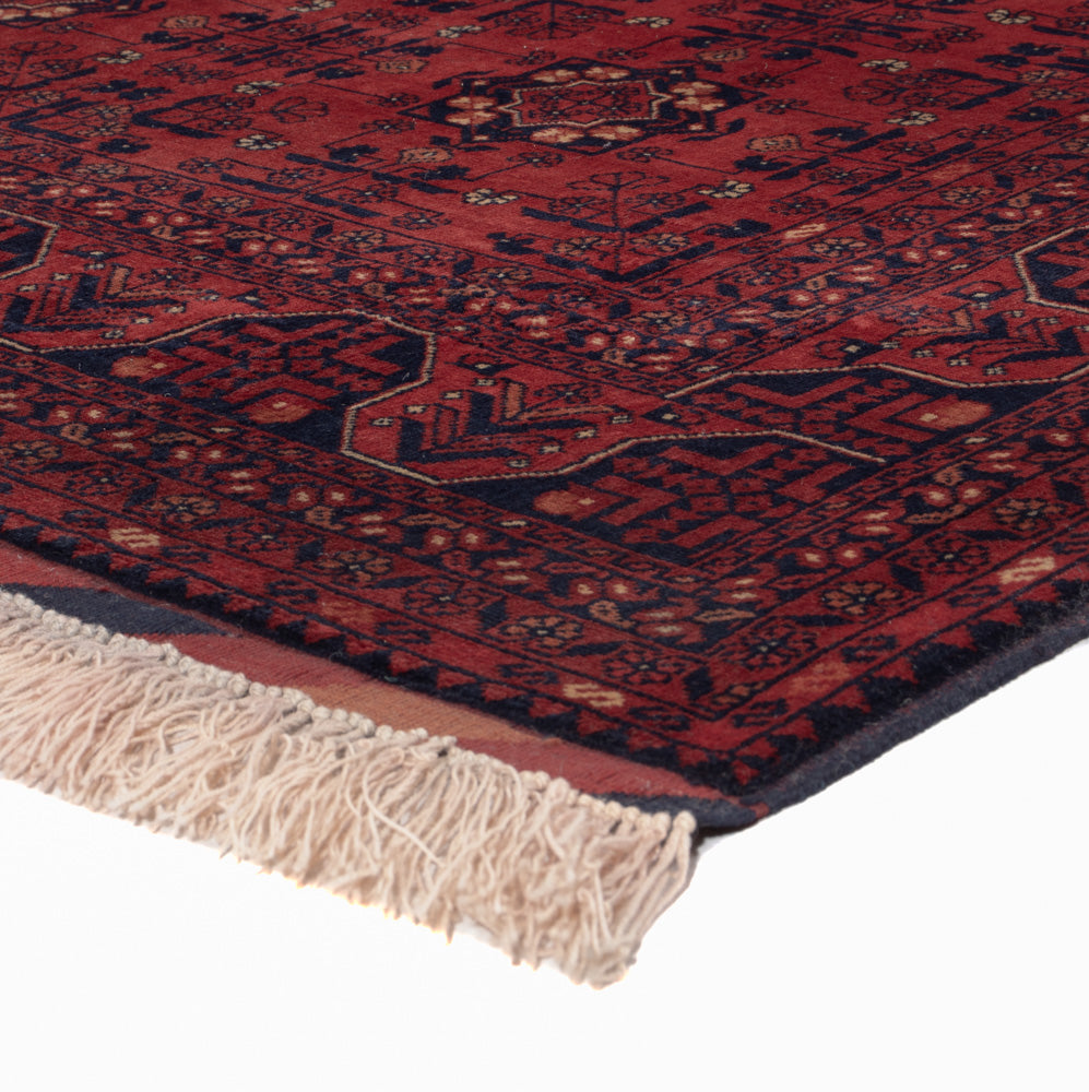 Afghan Rug - Royal - 196 x 155 cm - red