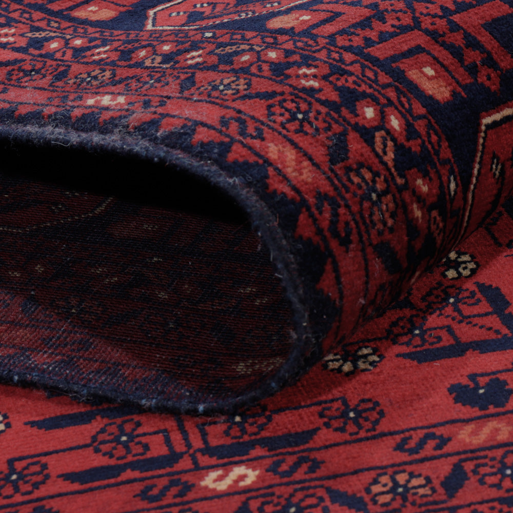Afghan Rug - Royal - 196 x 155 cm - red
