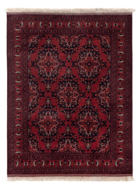 Afghan Rug - Royal - 196 x 146 cm - red