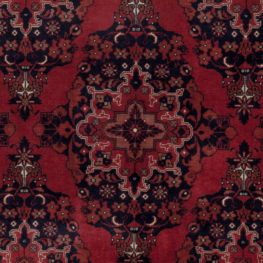 Afghan Rug - Royal - 196 x 146 cm - red