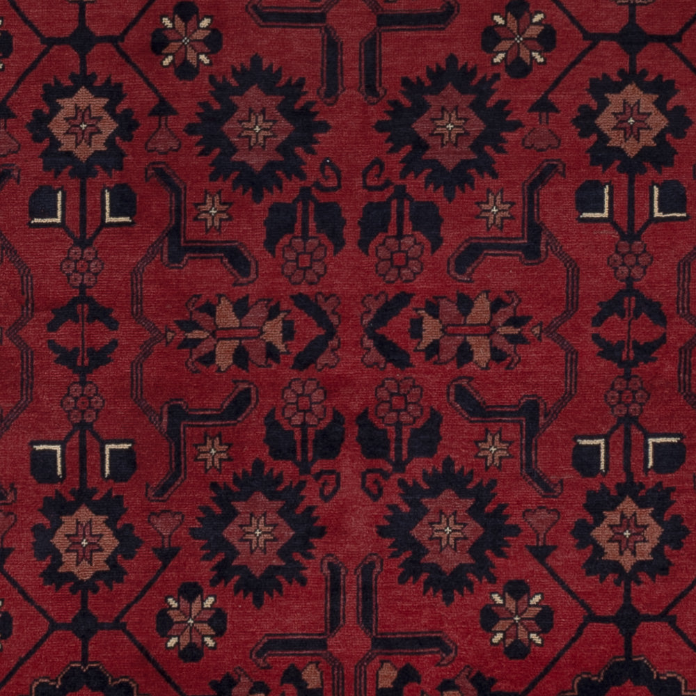 Afghan Rug - Royal - 196 x 150 cm - red