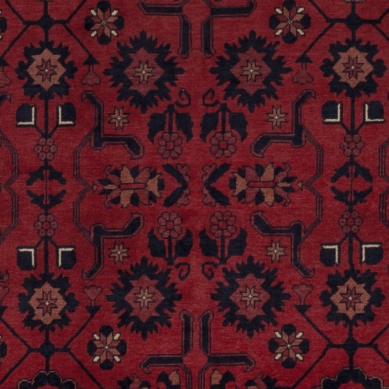 Afghan Rug - Royal - 196 x 150 cm - red