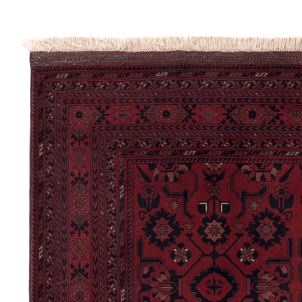 Afghan Rug - Royal - 196 x 150 cm - red