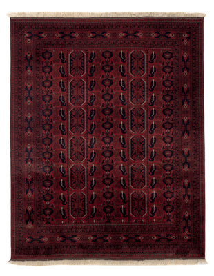 Afghan Rug - Royal - 187 x 147 cm - red