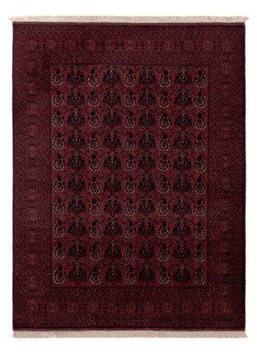 Afghan Rug - Royal - 195 x 149 cm - red