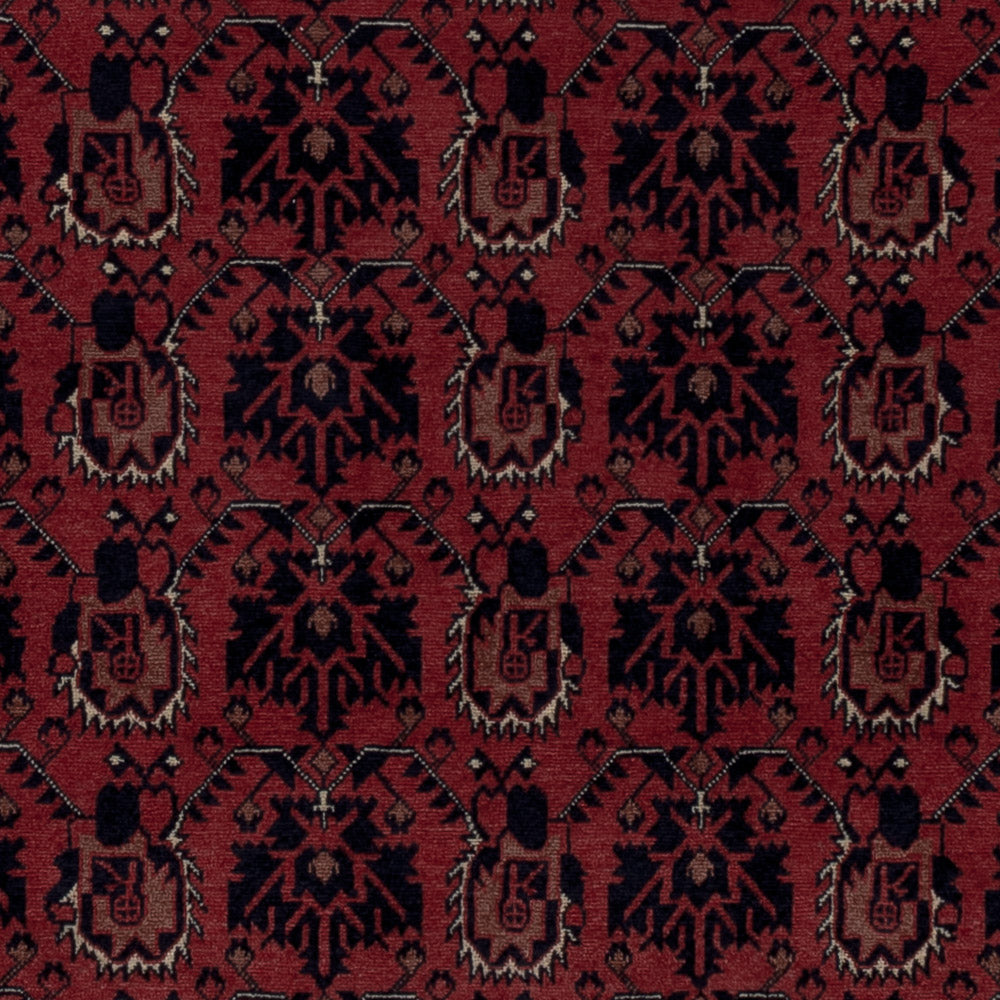 Afghan Rug - Royal - 195 x 149 cm - red