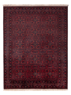 Afghan Rug - Royal - 198 x 153 cm - red