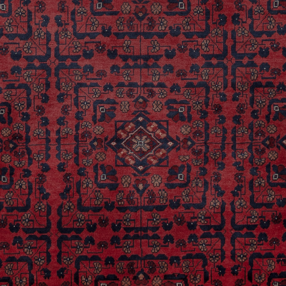Afghan Rug - Royal - 198 x 153 cm - red